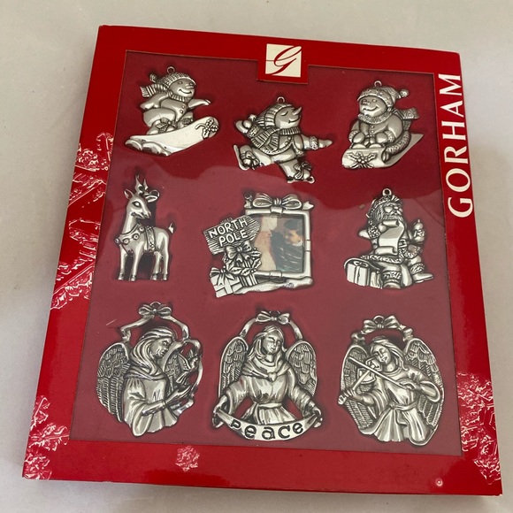 GORHAM ORNAMENTS SET - Picture 1 of 8